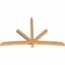 Ekena Millwork Alberta Smooth Timber Gable Bracket, Western Red Cedar, 84"W x 53"H x 3 1/2"D x 3 1/2"F, 15/12 Pitch GBW084X53X0404ALB00SWR - alternate 4